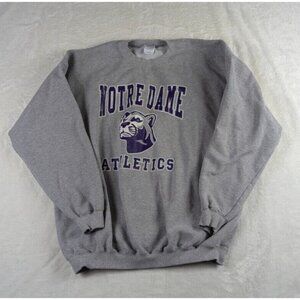 Notre Dame Collegiate Sweatshirt Atheltics Football Panther Crewneck Pullover XL